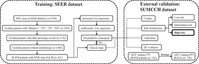 An overall survival predictive nomogram to identify high-risk patients among locoregionally advanced nasopharyngeal carcinoma: Developed based on the SEER database and validated institutionally